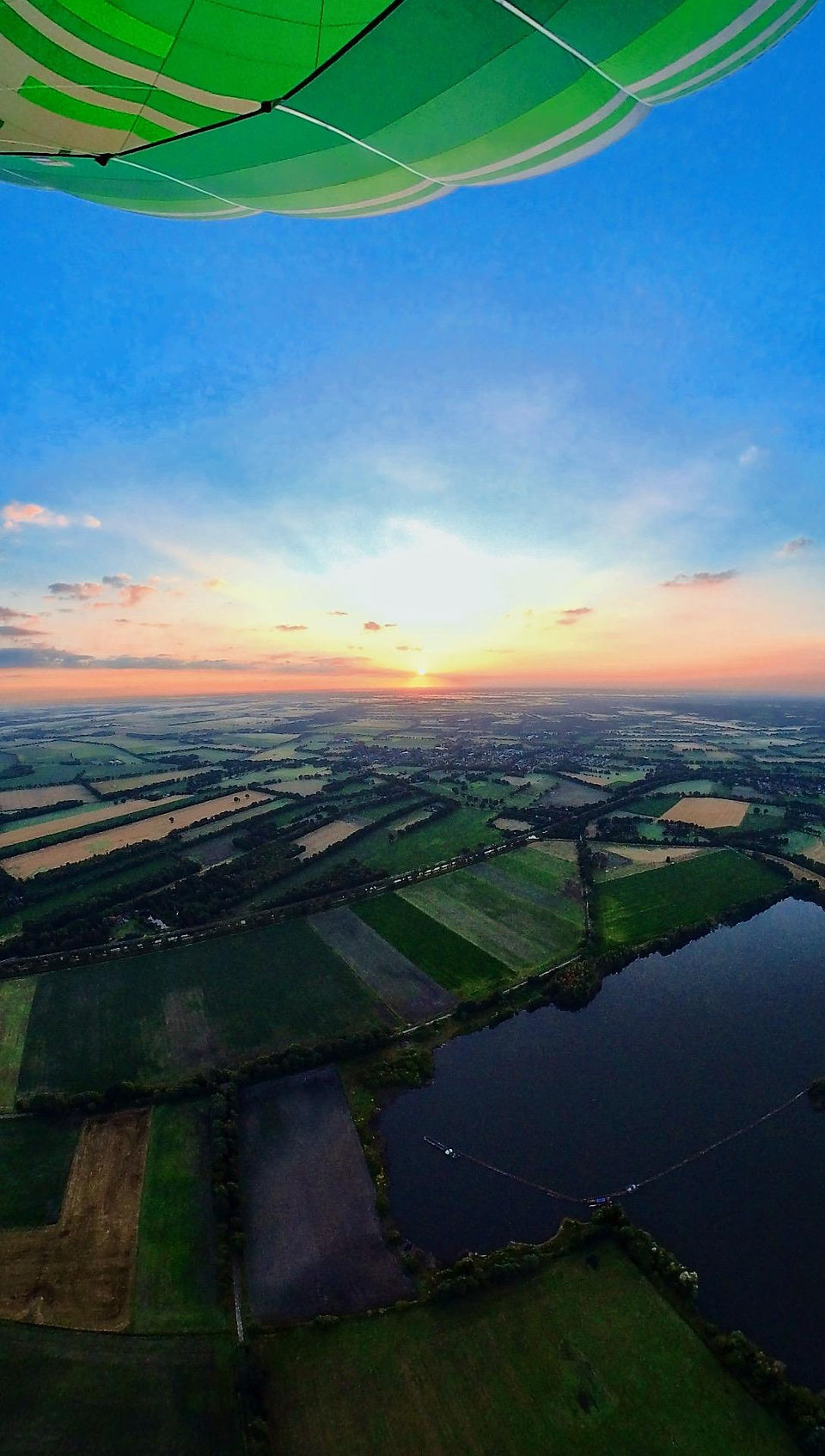 Ballon überm Moor