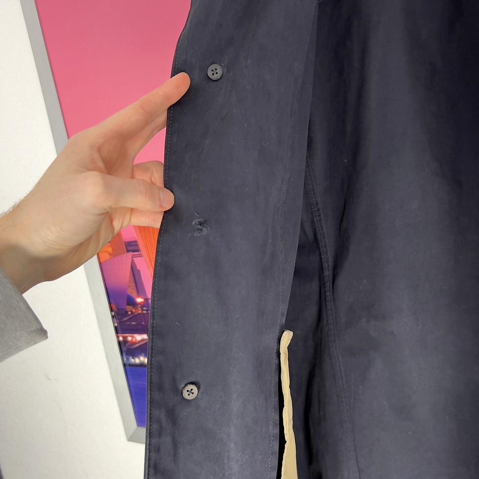 Thumbnail: Ten c Drill Jacket Blazer | Size 50 / Large / Medium | Liam Gallagher Oasis