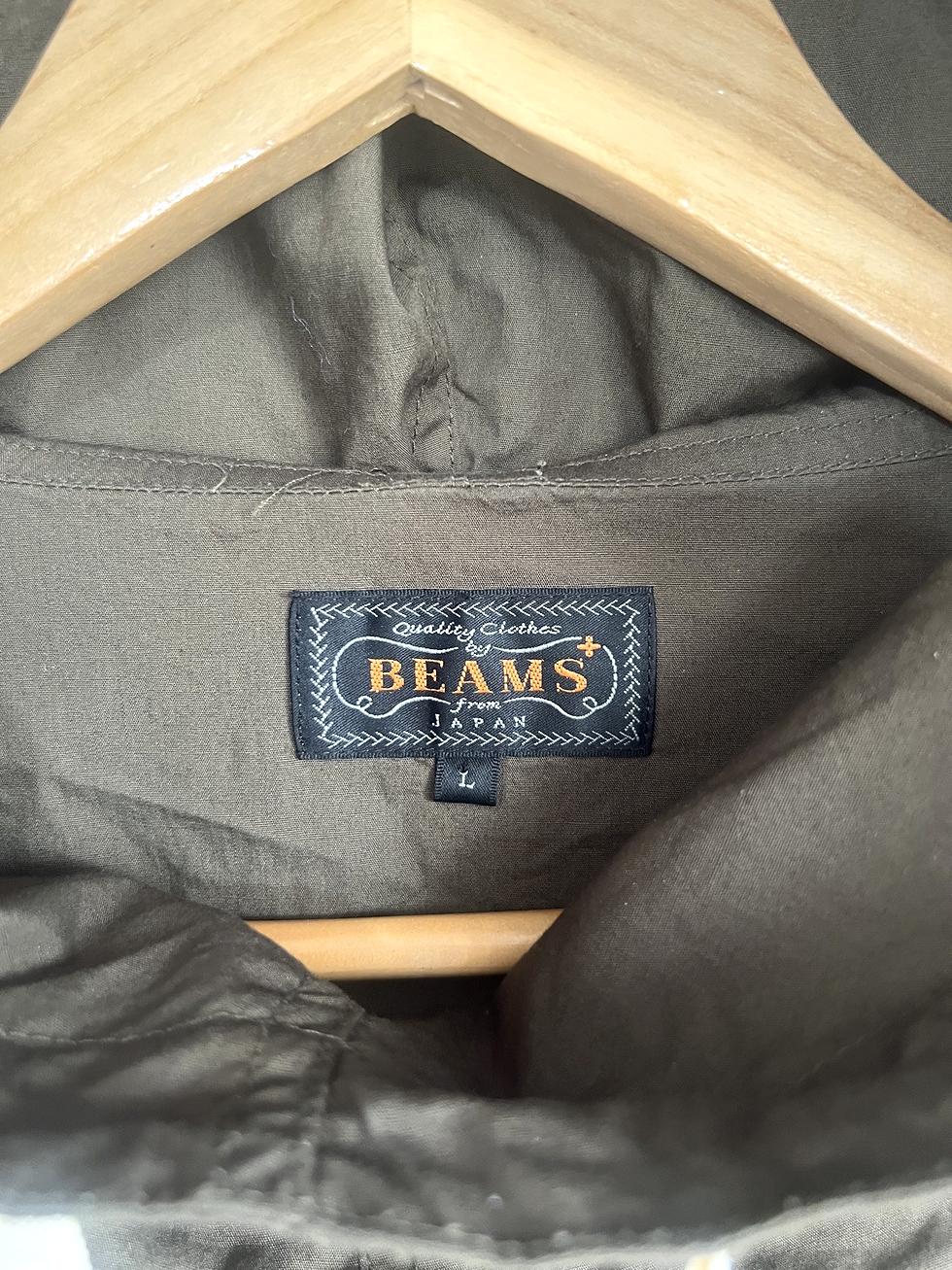 Thumbnail: Beams Plus Smock Jacket Anorak | Large / XL / XXL / 3XL | Liam Gallagher Oasis