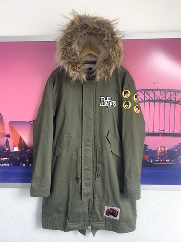 Pretty Green x The Beatles Parka Jacket | Medium | Mod Britpop