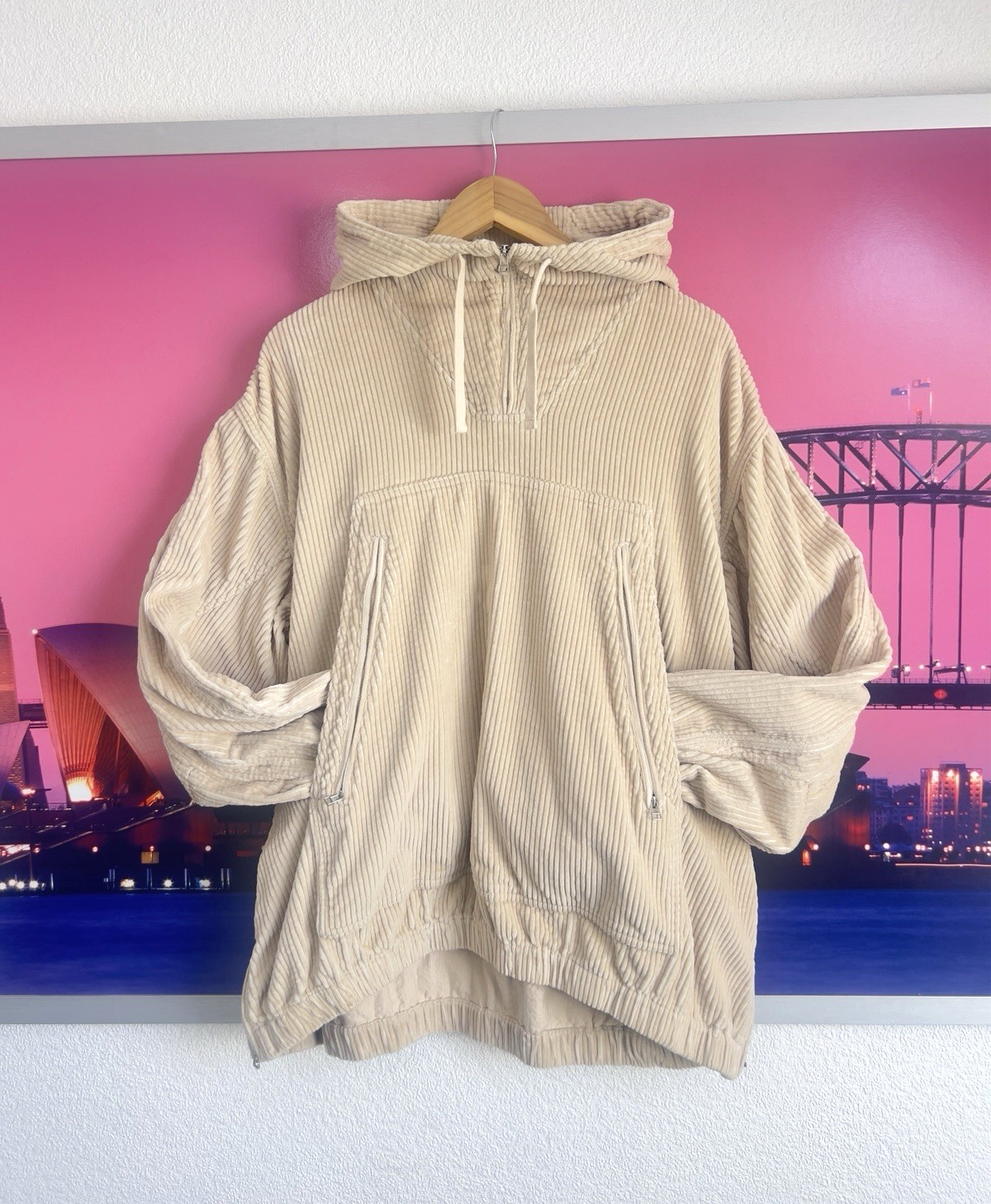 Pretty Green White Label Jumbo Cord Smock | M / L / XL | PGWL Overhead Corduroy