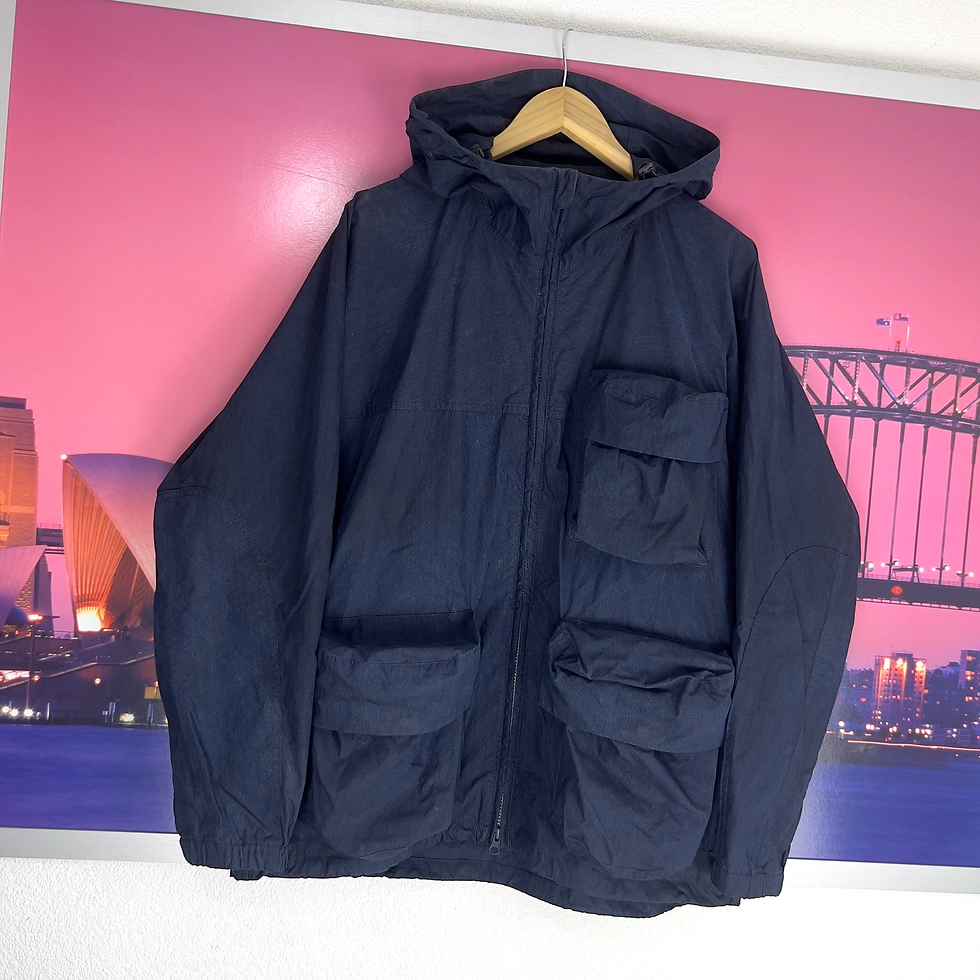 Thumbnail: Snow Peak C/N Parka Jacket | Indigo | Medium / Large | Liam Gallagher Oasis Coat