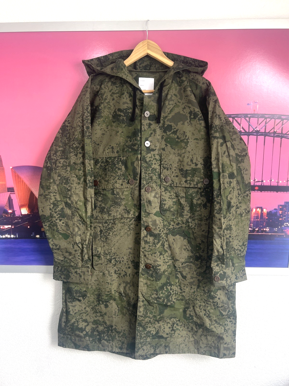 Pretty Green White Label Wax Parka Jacket PGWL | M / L / XL | Liam Gallagher