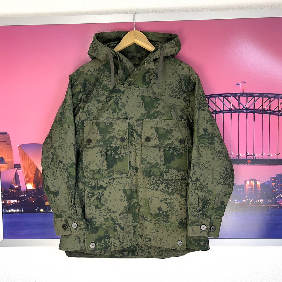 Thumbnail: Pretty Green White Label Wax Smock Camo Jacket PGWL | S - XL | Liam Gallagher