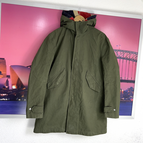Pretty Green Ventile Union Jack Parka jacket RARE | Medium | Liam