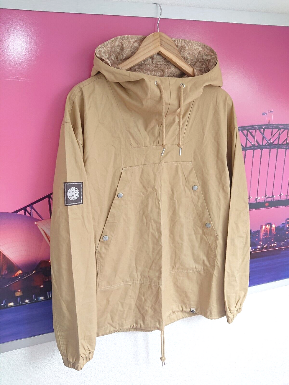 Thumbnail: Pretty Green Overhead Smock Jacket | Medium | Sand | Mod Terrace Casual Forrest