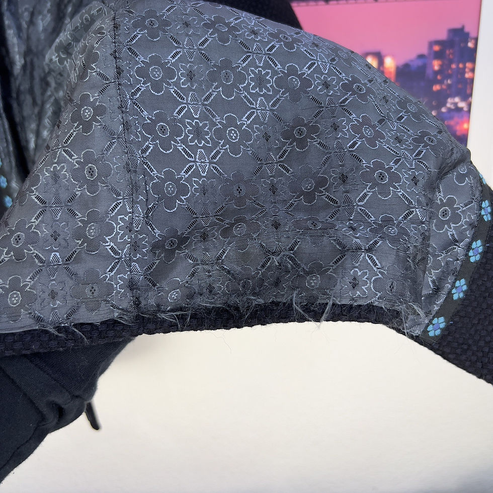 Thumbnail: Pretty Green Black Label Pea Coat | 76% Wool Double Breasted Jacket | XL / Large