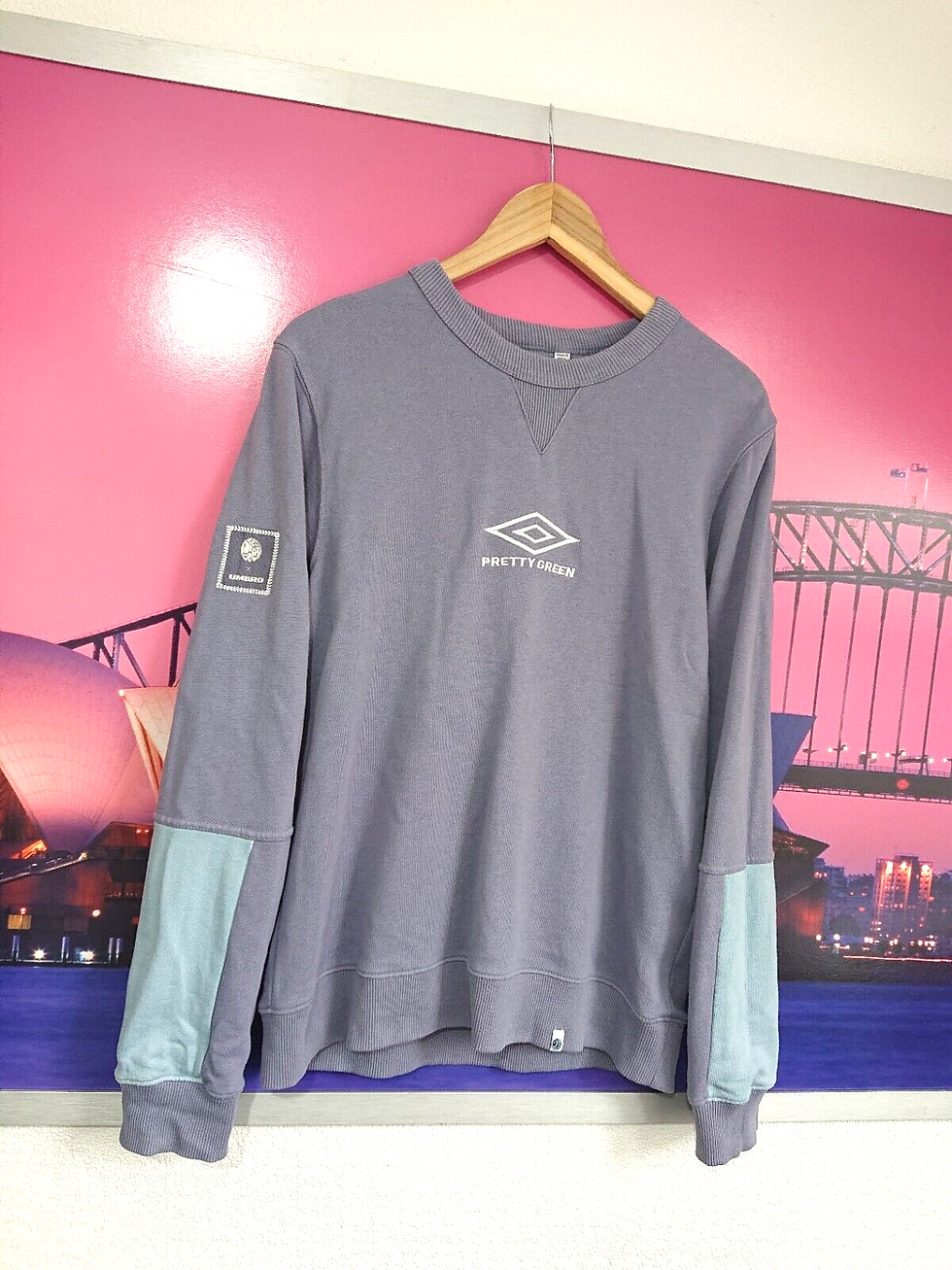 Thumbnail: Pretty Green X Umbro Jumper Sweatshirt Pullover | Medium / Small | Oasis 90's