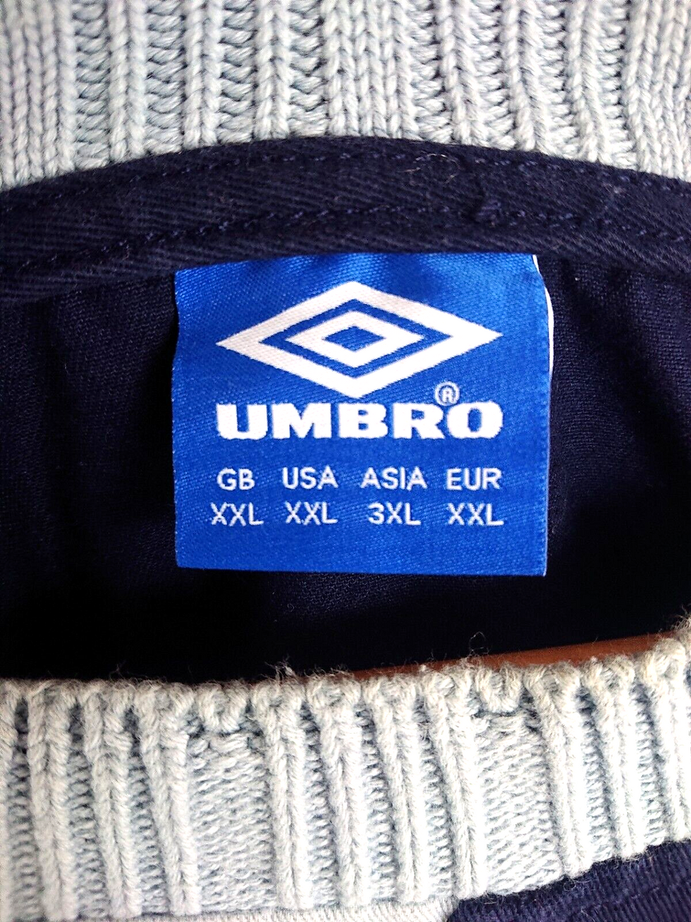 Thumbnail: Umbro Vintage 90s Maine Road Drill Top Liam Gallagher Oasis | XXL / 3XL