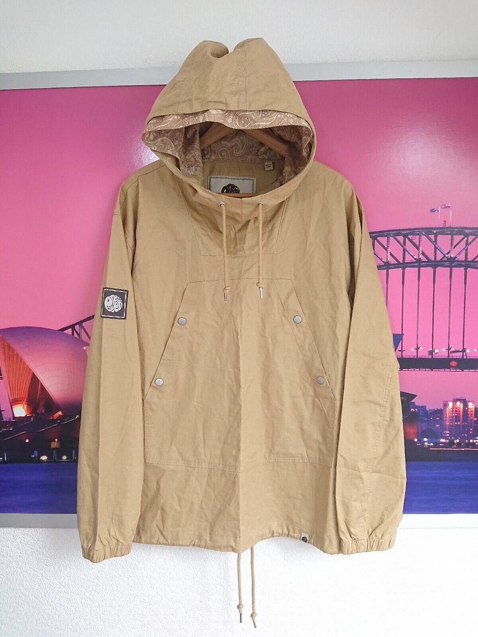 Thumbnail: Pretty Green Overhead Smock Jacket | Medium | Sand | Mod Terrace Casual Forrest