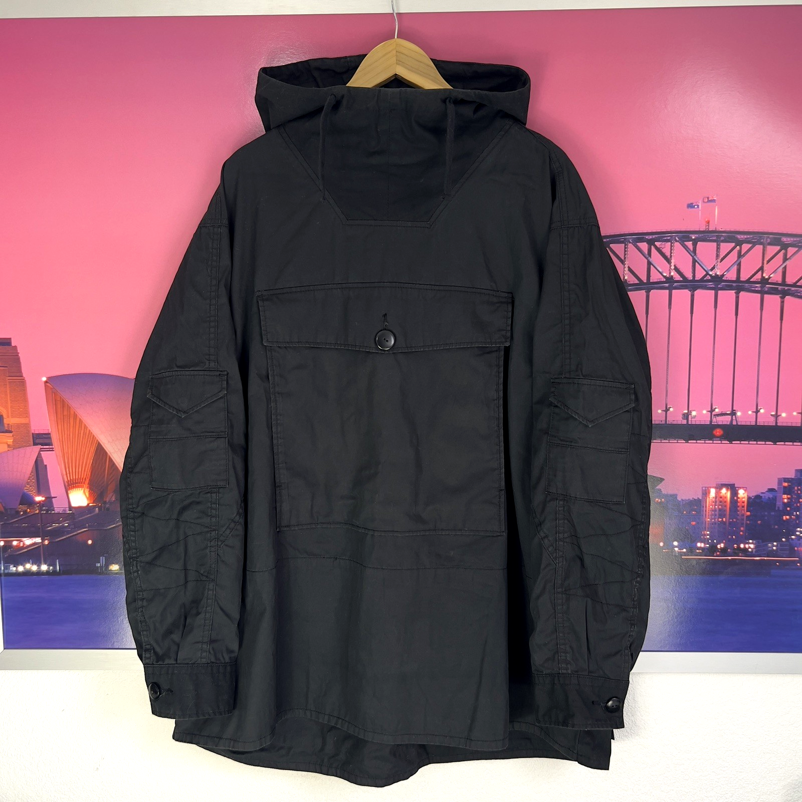 Pretty Green White Label 03 Smock Overhead Jacket PGWL | L - 3XL| Liam Gallagher