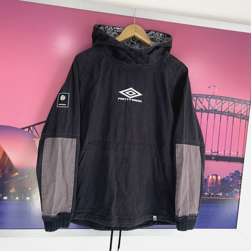 Pretty Green x Umbro Hooded Drill Top RARE | Small | Liam