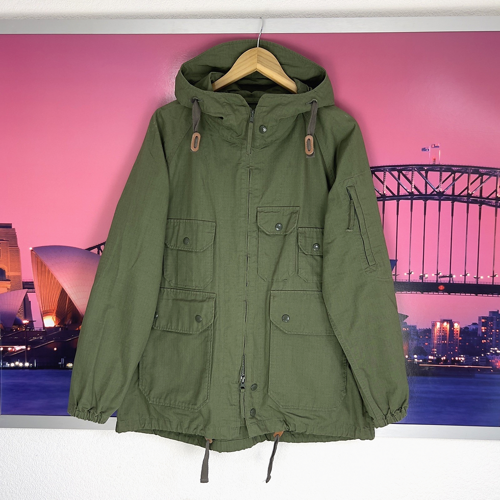 Thumbnail: Engineered Garments Atlantic Parka Jacket Olive | S / M / L | Liam Gallagher