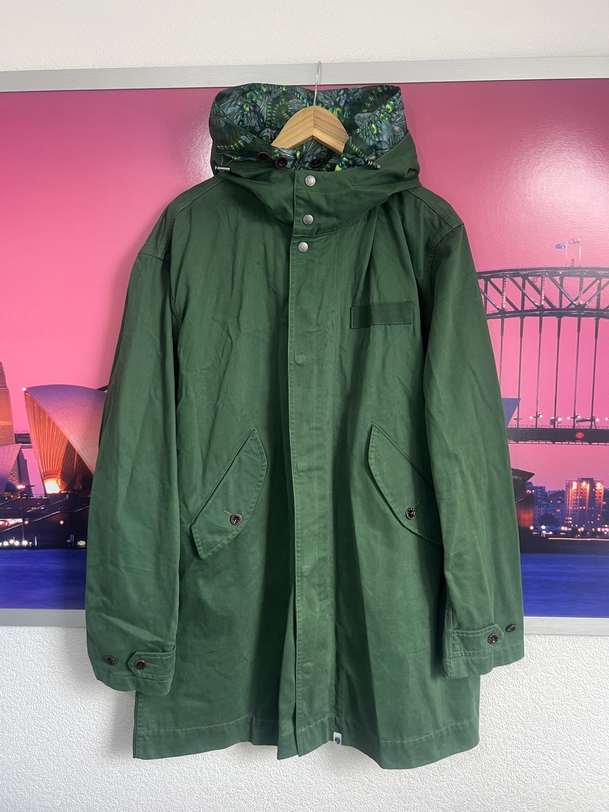 Pretty Green x Katie Eary Parka Jacket | XXL / 3XL | Steven Ogg Trevor GTA V