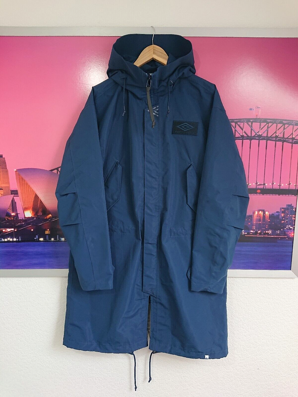 Thumbnail: Pretty Green X Umbro Seam Sealed Parka Jacket | Large | Liam Gallagher 90s