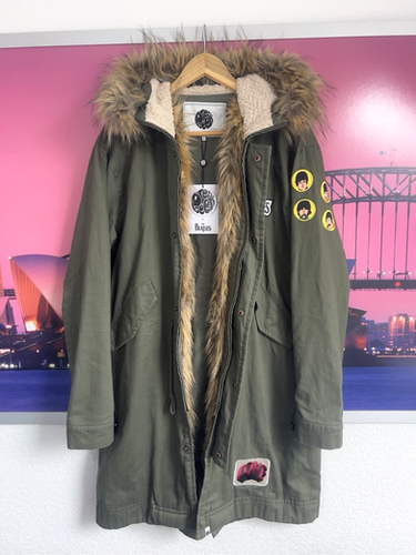 Pretty Green x The Beatles Parka Jacket | Medium | Mod Britpop
