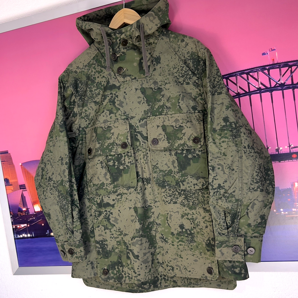 Thumbnail: Pretty Green White Label Wax Smock Camo Jacket PGWL | S - XL | Liam Gallagher