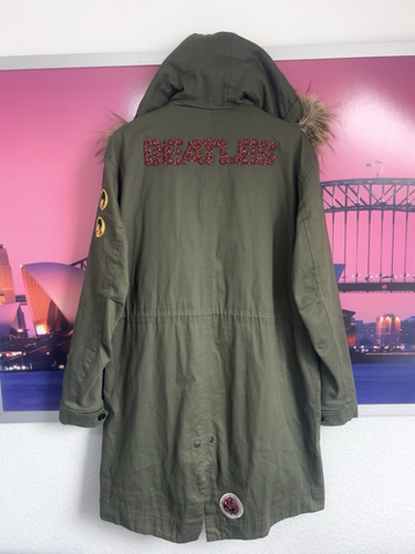 Pretty Green x The Beatles Parka Jacket | Medium | Mod Britpop