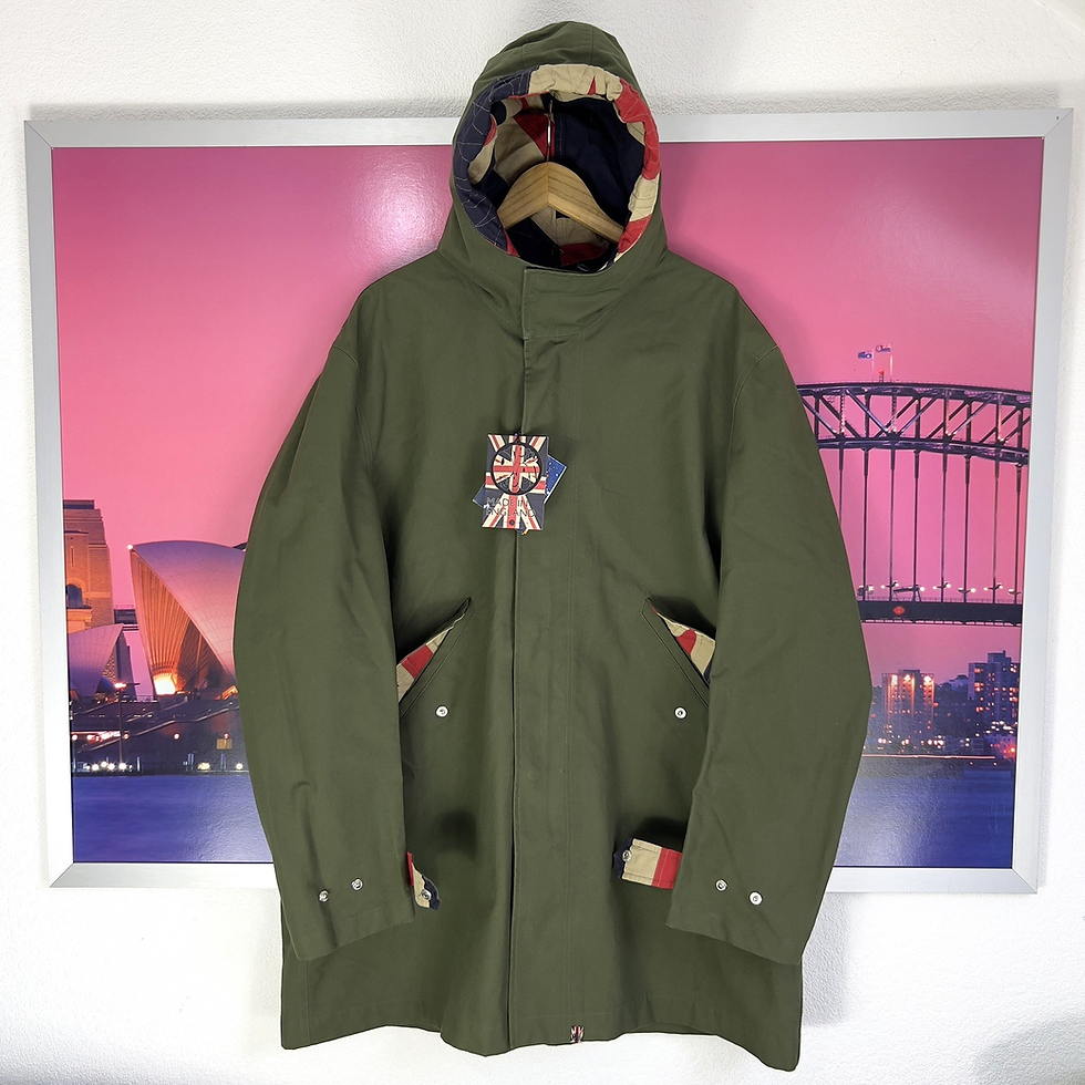 Thumbnail: Pretty Green x Ventile Waterproof Parka jacket | RRP £425 | XXL | Liam Gallagher