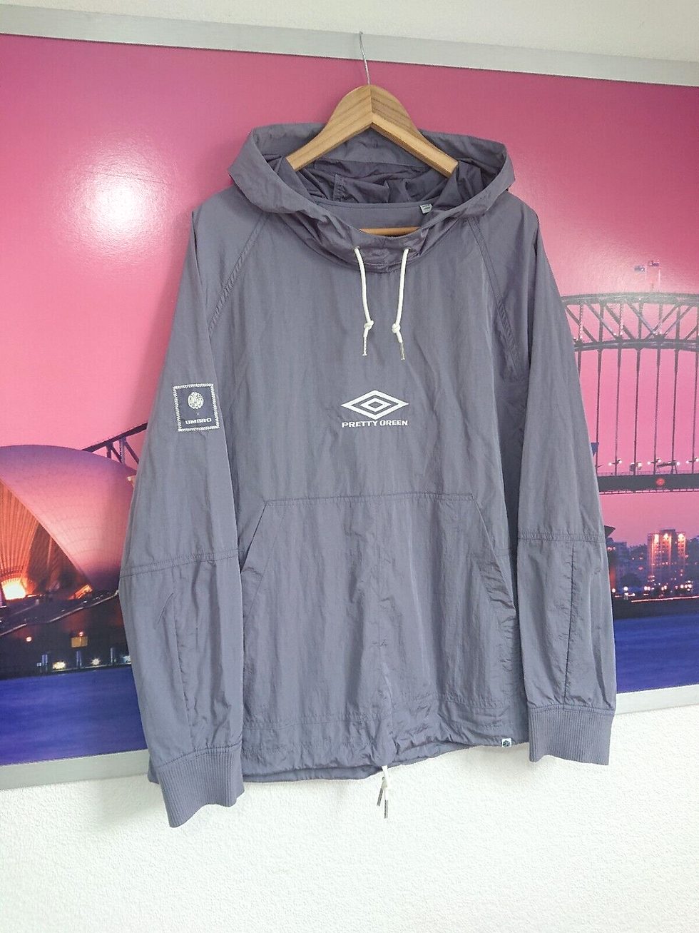 Thumbnail: Pretty Green x Umbro Hooded Jacket Smock | RARE | Medium | Oasis Liam Gallagher