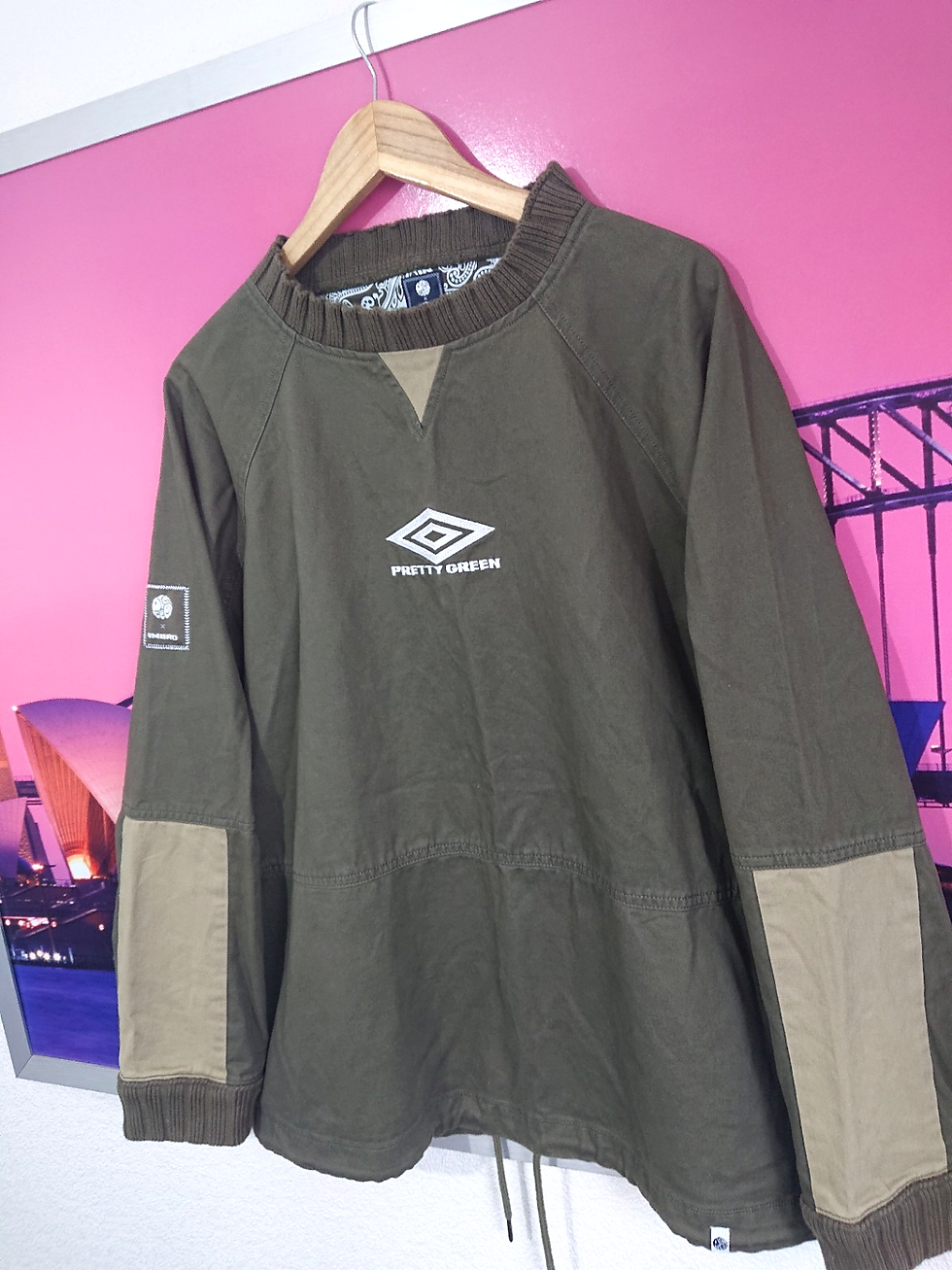 Thumbnail: Pretty Green x Umbro Drill Top RARE | Large / XL | Liam Gallagher Oasis 90s