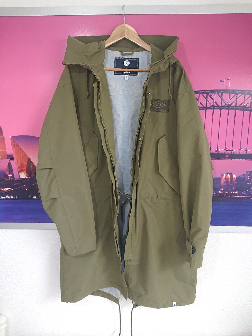Thumbnail: Pretty Green X Umbro Seam Sealed Parka Jacket | Medium | Liam Gallagher 90s
