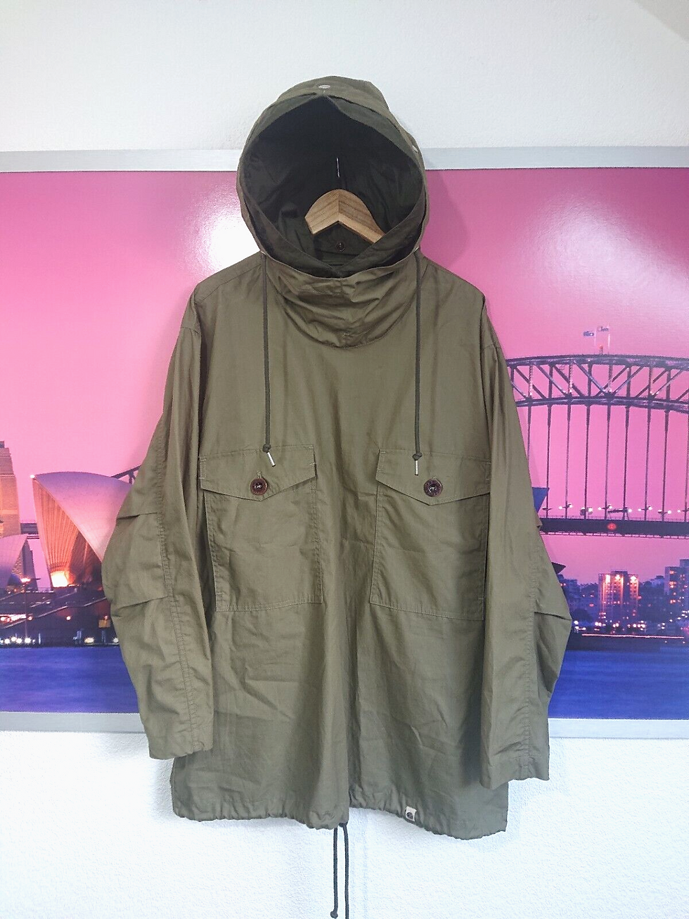 Thumbnail: Pretty Green Smock Overhead Jacket | M / Large / XL / XXL | Mod 90s Terrace