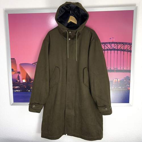 Pretty Green Black Label Wool Parka Jacket | Large / Medium | BNWT