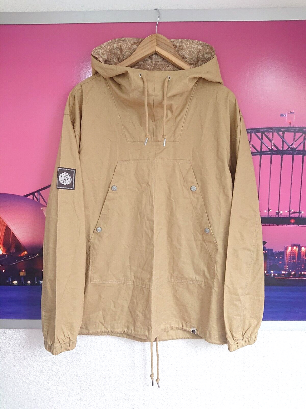 Thumbnail: Pretty Green Overhead Smock Jacket | Medium | Sand | Mod Terrace Casual Forrest