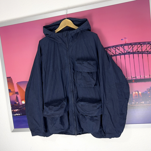 Snow Peak C/N Parka Jacket | Indigo | Large / XL | Liam Gallagher