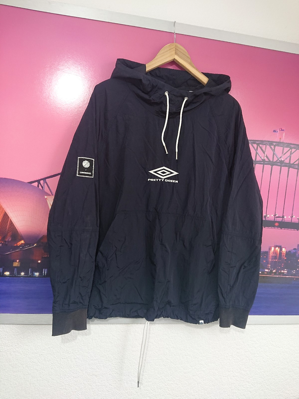 Thumbnail: Pretty Green x Umbro Hooded Jacket Smock | RARE | S / M | Oasis / Liam Gallagher