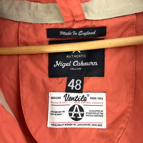 Nigel Cabourn Authentic Aircraft Jacket Ventile Seam Sealed | Size