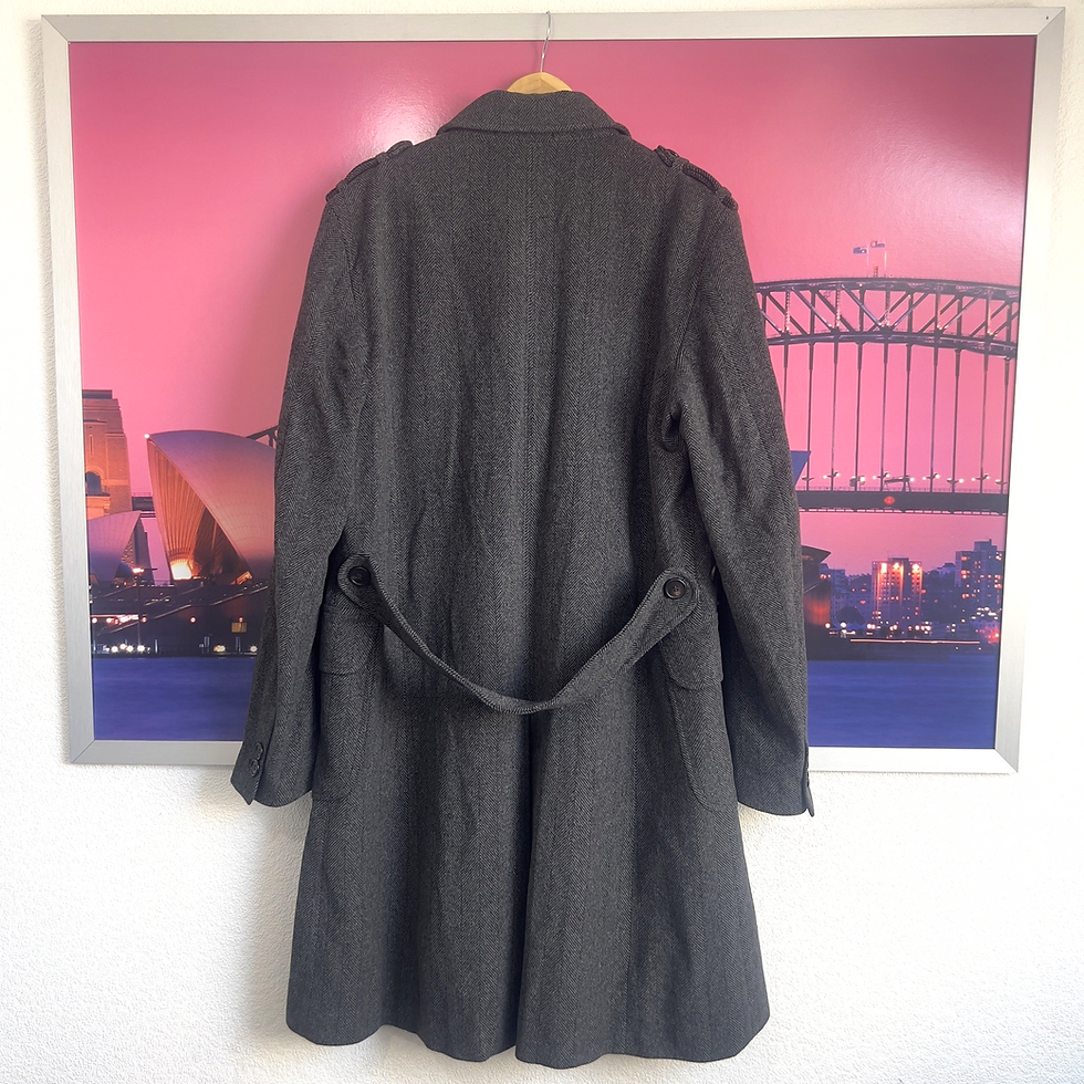 Thumbnail: Pretty Green Fool On The Hill Pea Coat | XL / Large | Black Label Liam Gallagher