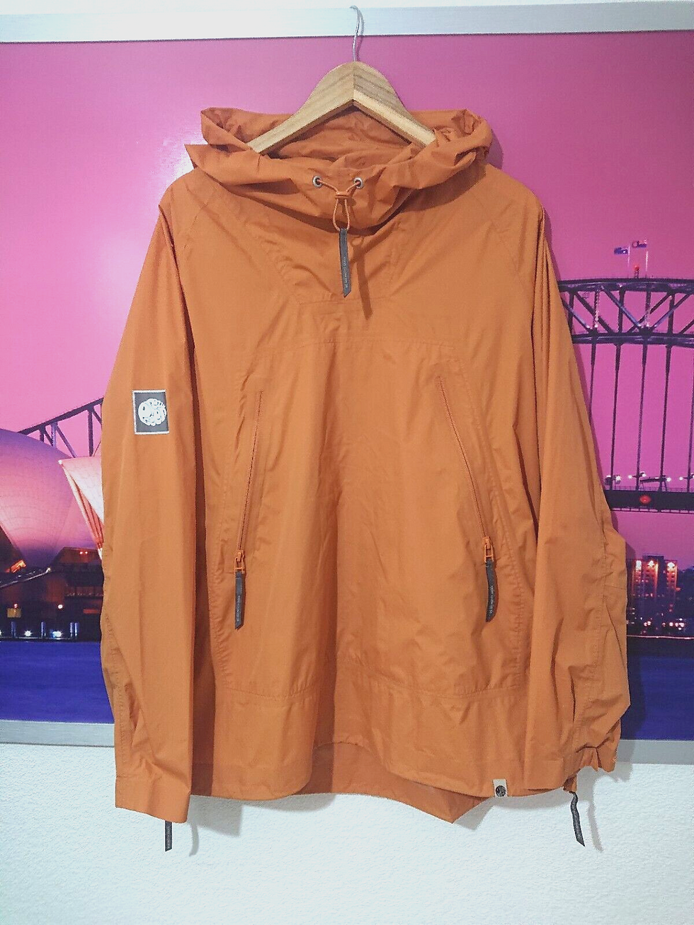 Thumbnail: Pretty Green Smock + Bag | Large | Festival/Rain Jacket | Liam Gallagher