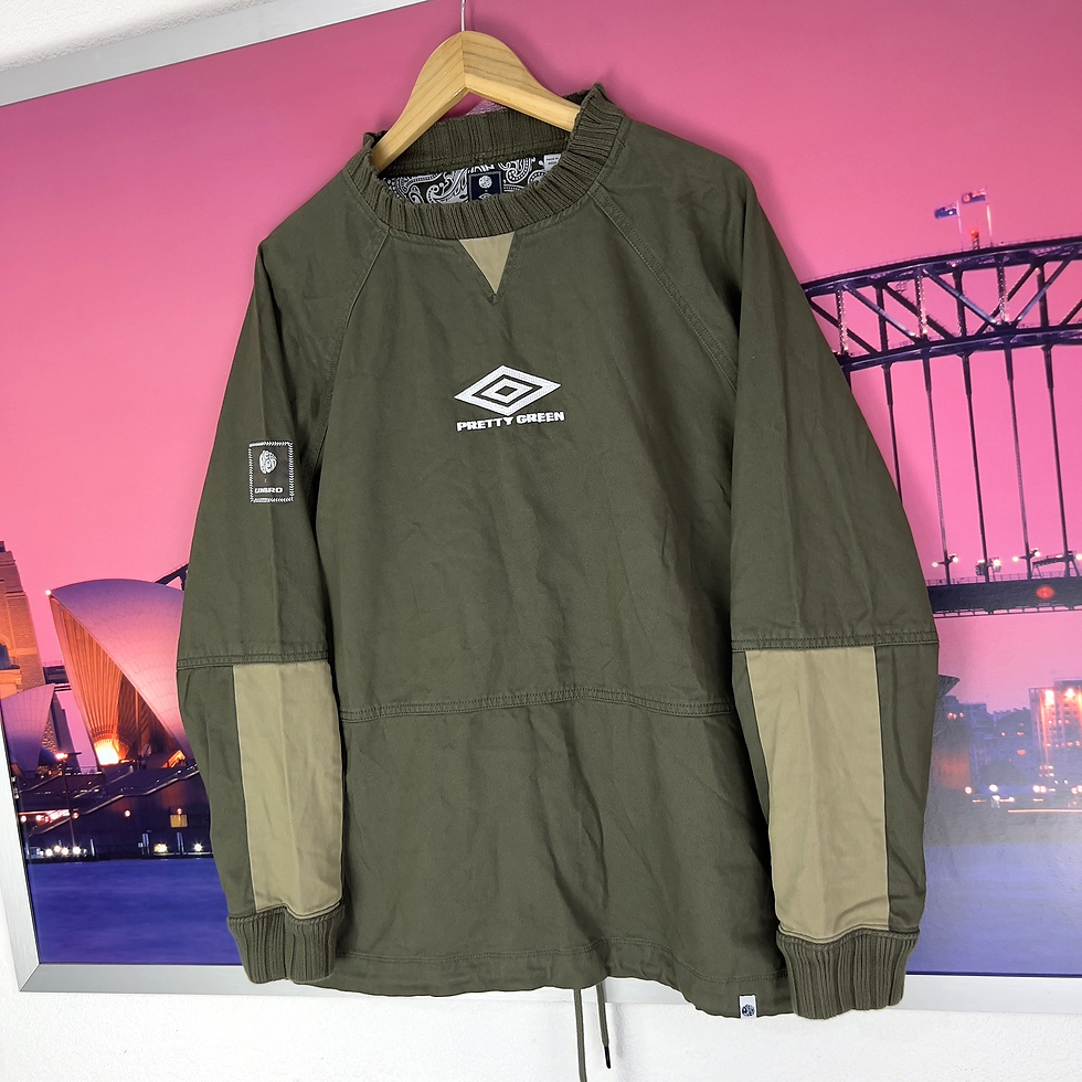 Thumbnail: Pretty Green x Umbro Drill Top RARE | XL / XXL | Liam Gallagher Oasis 90s