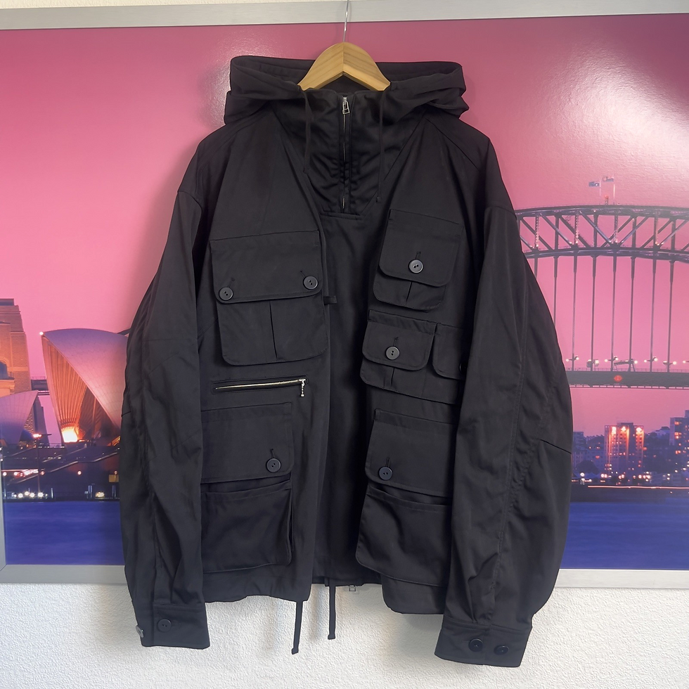 Thumbnail: Pretty Green White Label Smock Jacket PGWL | 3XL / 4XL | Liam Gallagher Indie