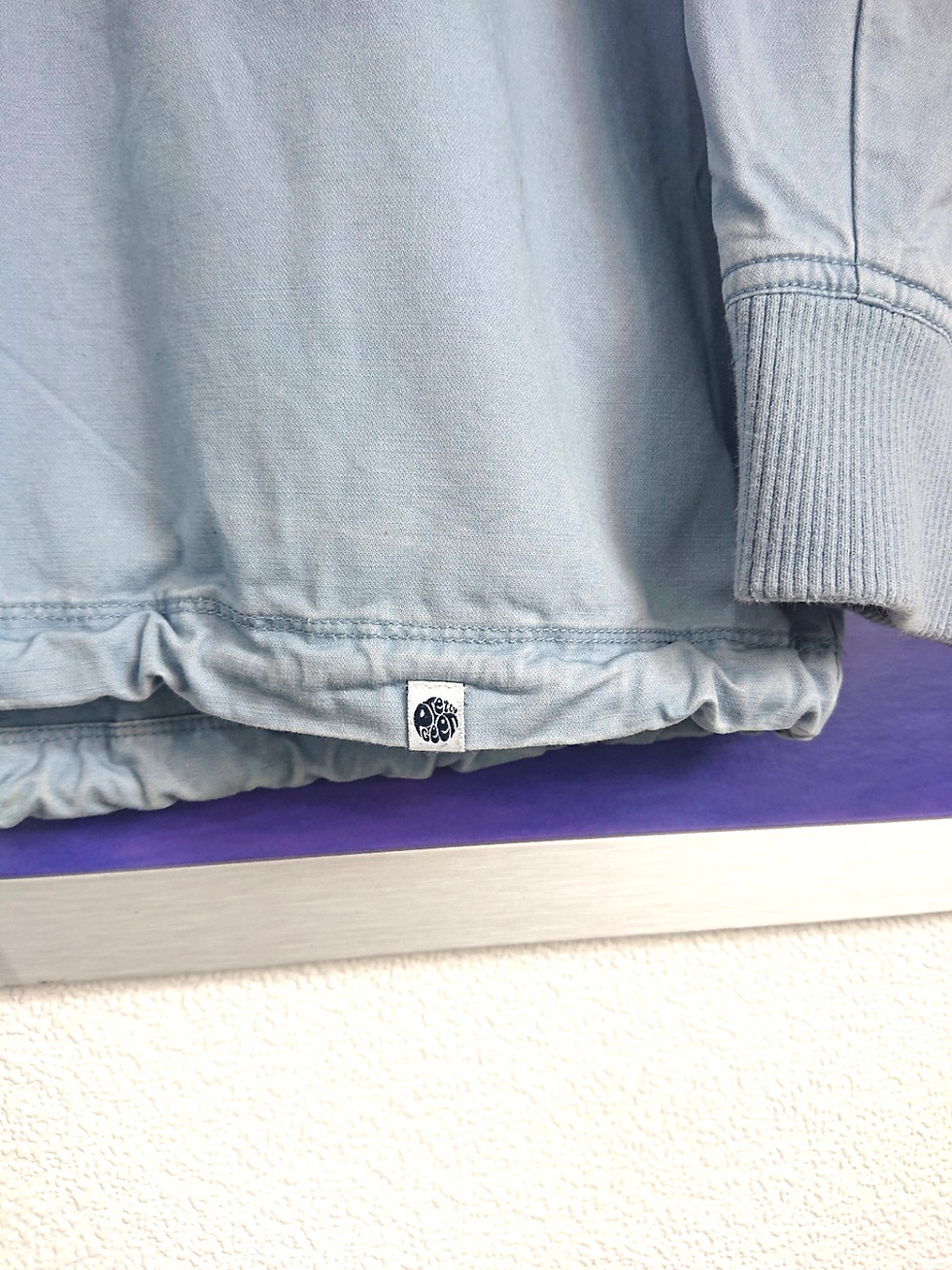 Thumbnail: Pretty Green X Umbro Blue Drill Top | S / M | Liam Gallagher Maine Road Oasis