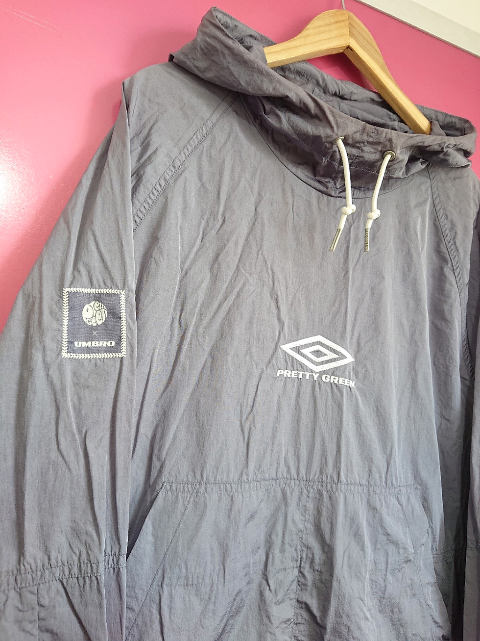 Thumbnail: Pretty Green x Umbro Hooded Jacket Smock | RARE | Medium | Oasis Liam Gallagher