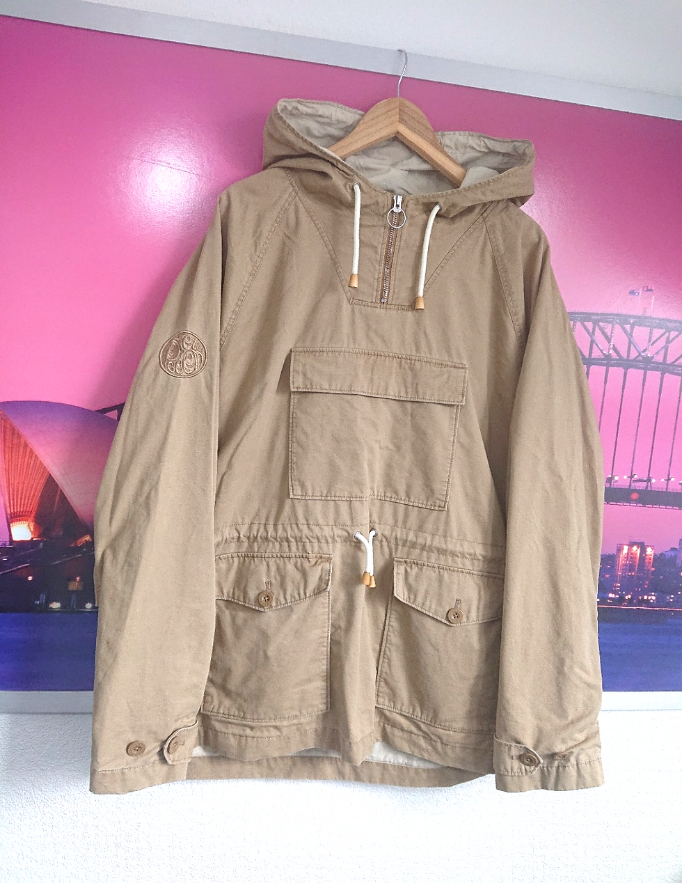 Thumbnail: Pretty Green Smock Overhead Jacket | XXL / 3XL | Sand 90s Indie Mod Military