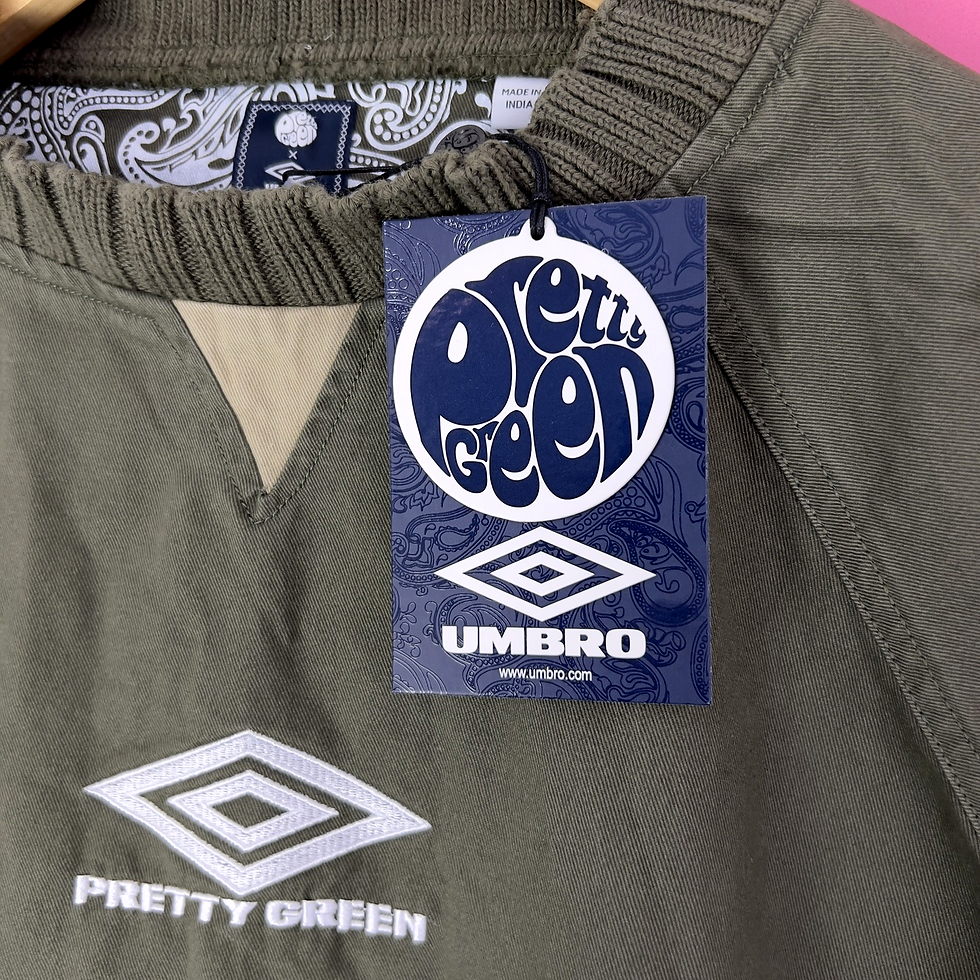 Thumbnail: Pretty Green x Umbro Drill Top RARE | XL / XXL | Liam Gallagher Oasis 90s