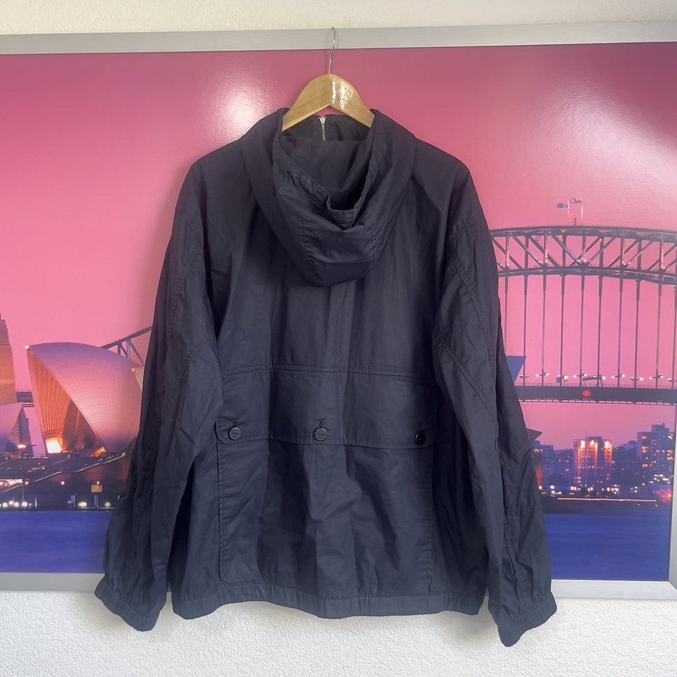 Thumbnail: Pretty Green White Label PGWL Smock Overhead Jacket | Large | Liam Gallagher