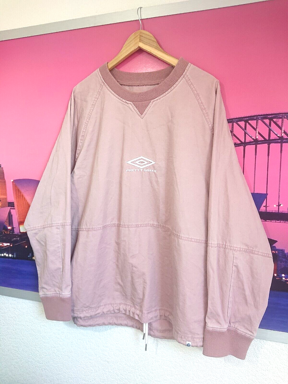 Thumbnail: Pretty Green x Umbro Drill Top Jumper Sweatshirt | XXL | Liam Gallagher Mod