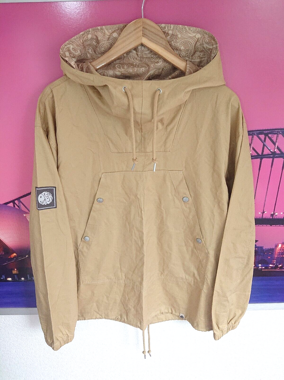 Thumbnail: Pretty Green Overhead Smock Jacket | Medium | Sand | Mod Terrace Casual Forrest