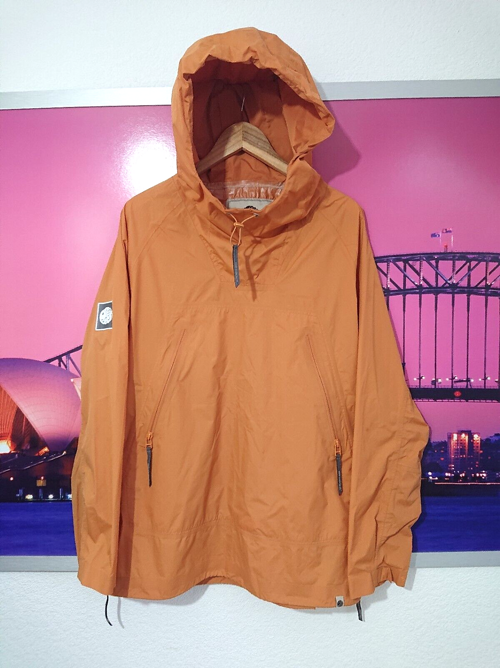 Thumbnail: Pretty Green Smock + Bag | Large | Festival/Rain Jacket | Liam Gallagher