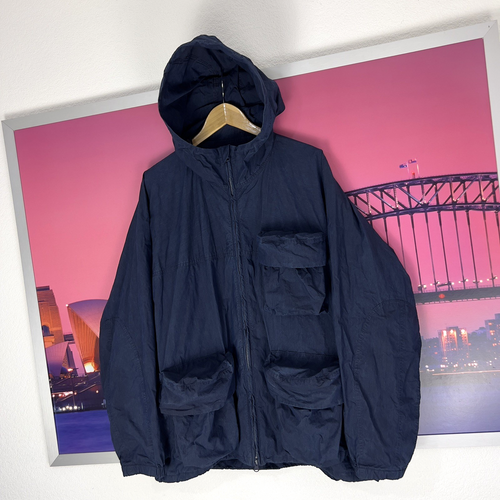 Snow Peak C/N Parka Jacket | Indigo | Large / XL | Liam Gallagher