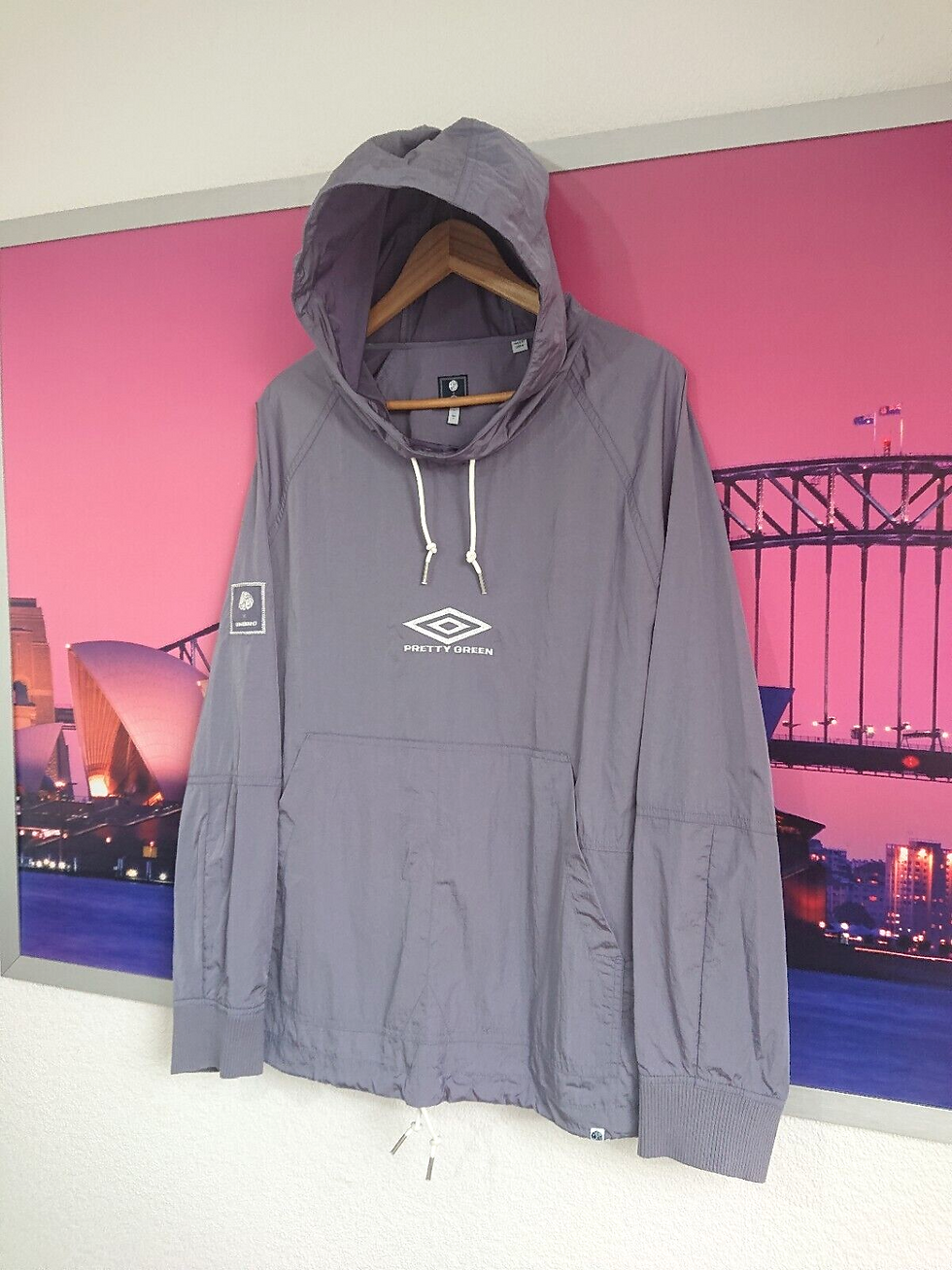 Thumbnail: Pretty Green x Umbro Hooded Jacket Smock | RARE | Large | Oasis / Liam Gallagher