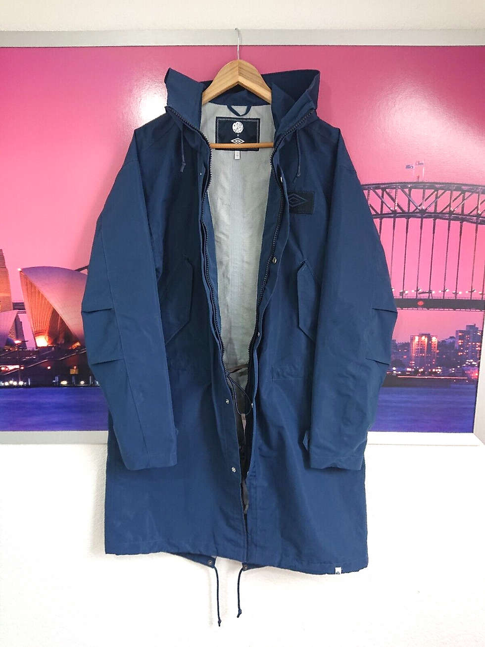 Thumbnail: Pretty Green X Umbro Seam Sealed Parka Jacket | Large | Liam Gallagher 90s