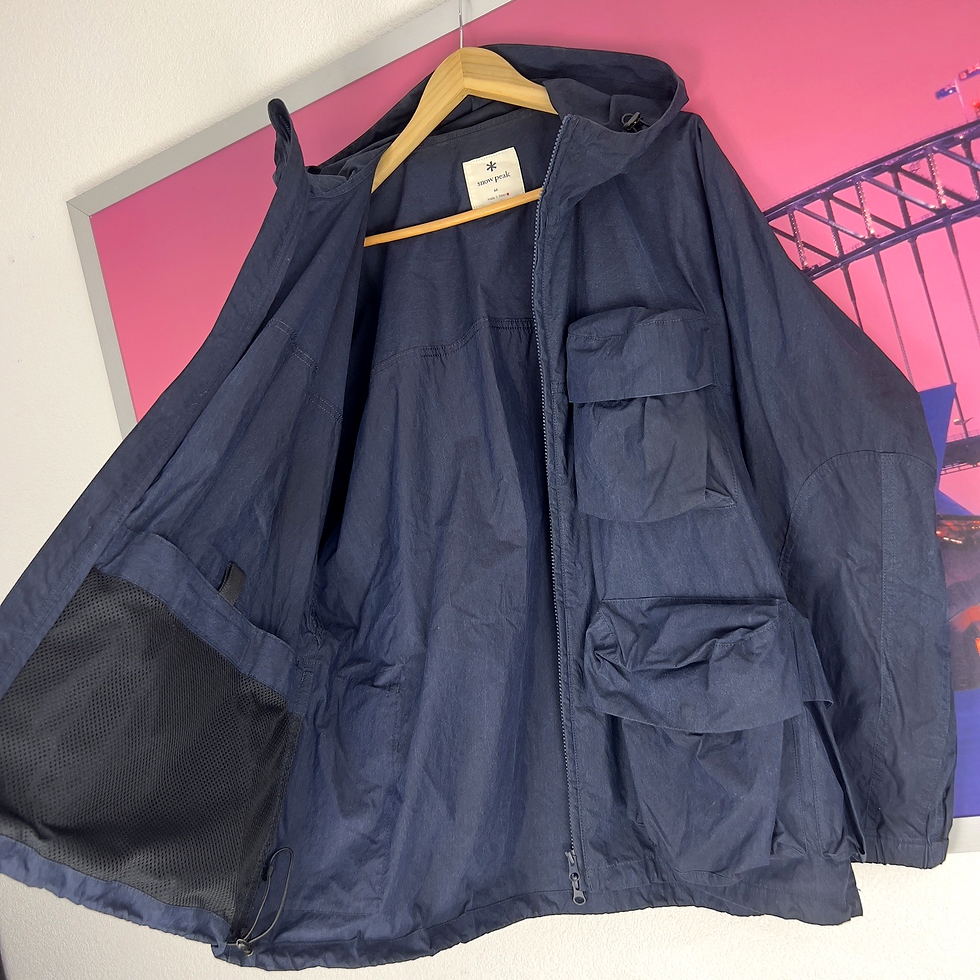 Thumbnail: Snow Peak C/N Parka Jacket | Indigo | Medium / Large | Liam Gallagher Oasis Coat