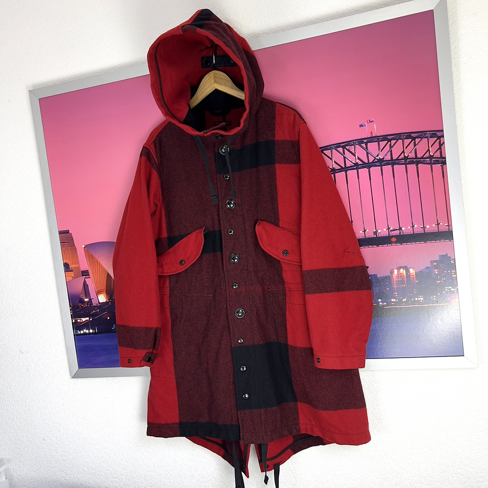 Thumbnail: RARE! Engineered Garments x Woolrich Highland Wool Parka Jacket | Small / Medium