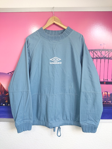 Umbro Vintage 90s Maine Road Drill Top Liam Gallagher Oasis | XL / XXL